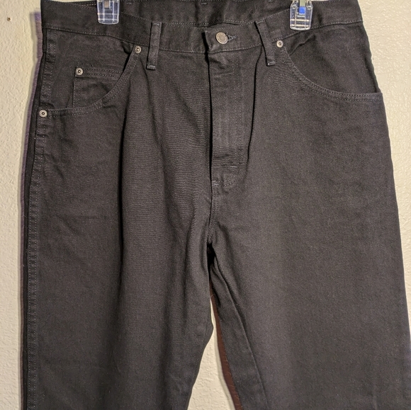 Wrangler Men's regular fit Jeans - Black new size 36x30 - Picture 4 of 16